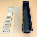 Ralo Linear em inox 10x50 com coletora modular e Tela Anti Inseto