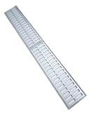 Ralo Linear 15×100cm em Alumínio com Aro de Fixação