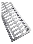 Ralo Linear 15×100cm em Alumínio com Aro de Fixação