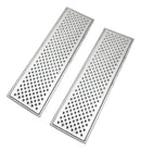 Ralo Linear 15x50cm em Alumínio com Aro de Fixação