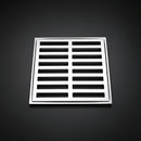 Ralo Grelha Pluvial 20x20 Alumínio Com Aro