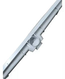 Ralo linear para banheiro com Grelha em inox sinfonado e Tela anti inseto