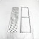 Ralo Linear 15x50cm em Alumínio com Aro de Fixação