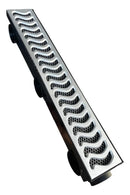 Ralo Linear Elite 8x50 em Alumínio com coletora e tela anti inseto