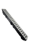 Ralo Linear Elite 8x50 em Alumínio com coletora e tela anti inseto