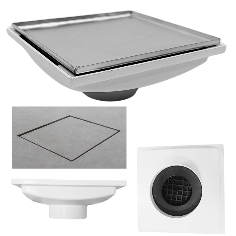 Ralo cola piso 20x20 para banheiros