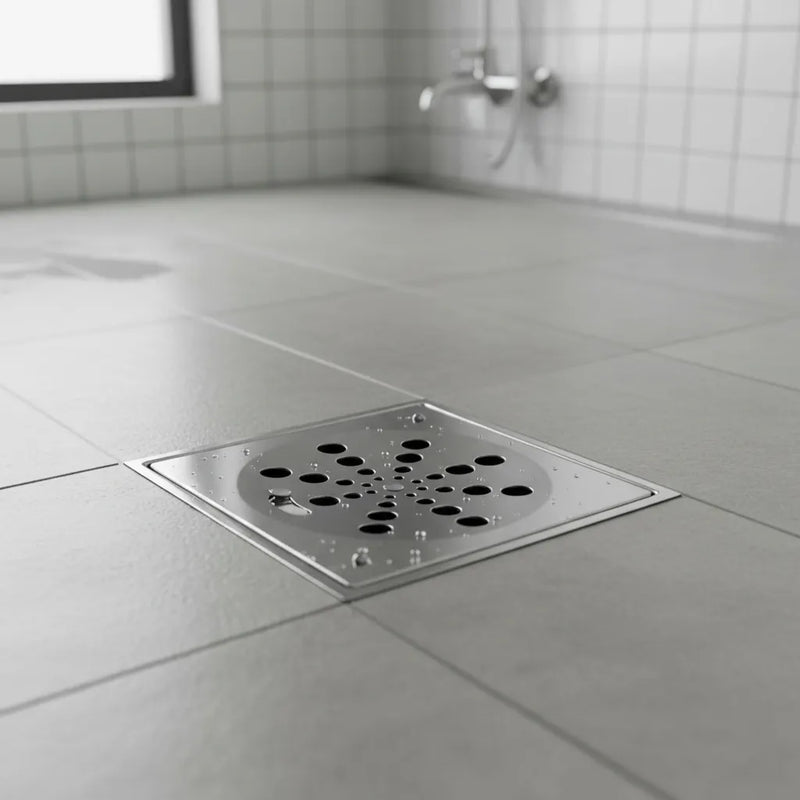 Ralo Inox 10x10 Abre Fecha com Aro