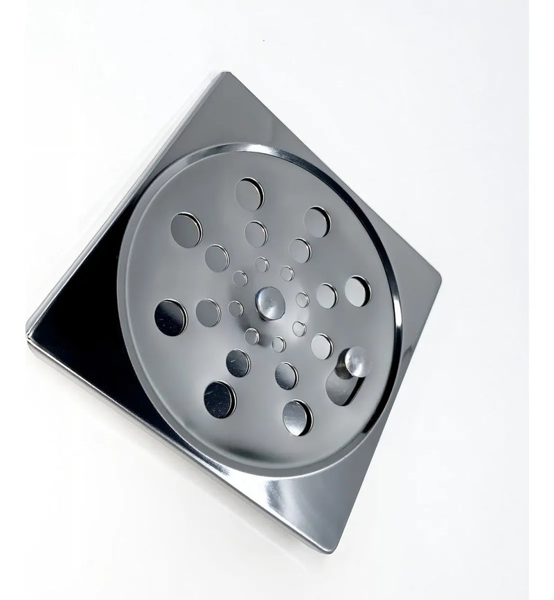 Ralo Inox 10x10 Abre Fecha com Aro