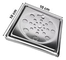 Ralo Inox 10x10 Abre Fecha com Aro