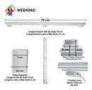 Ralo Linear Oculto com Coletor Raso