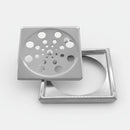 Ralo Inox 10x10 Abre Fecha com Aro