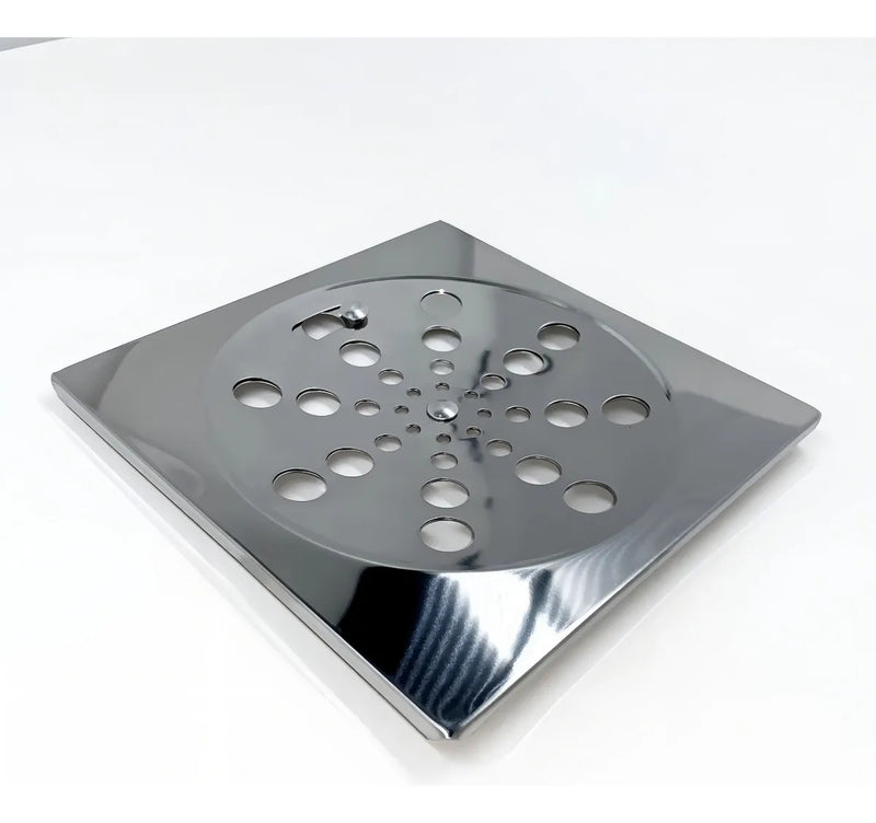Ralo Inox 10x10 Abre Fecha com Aro
