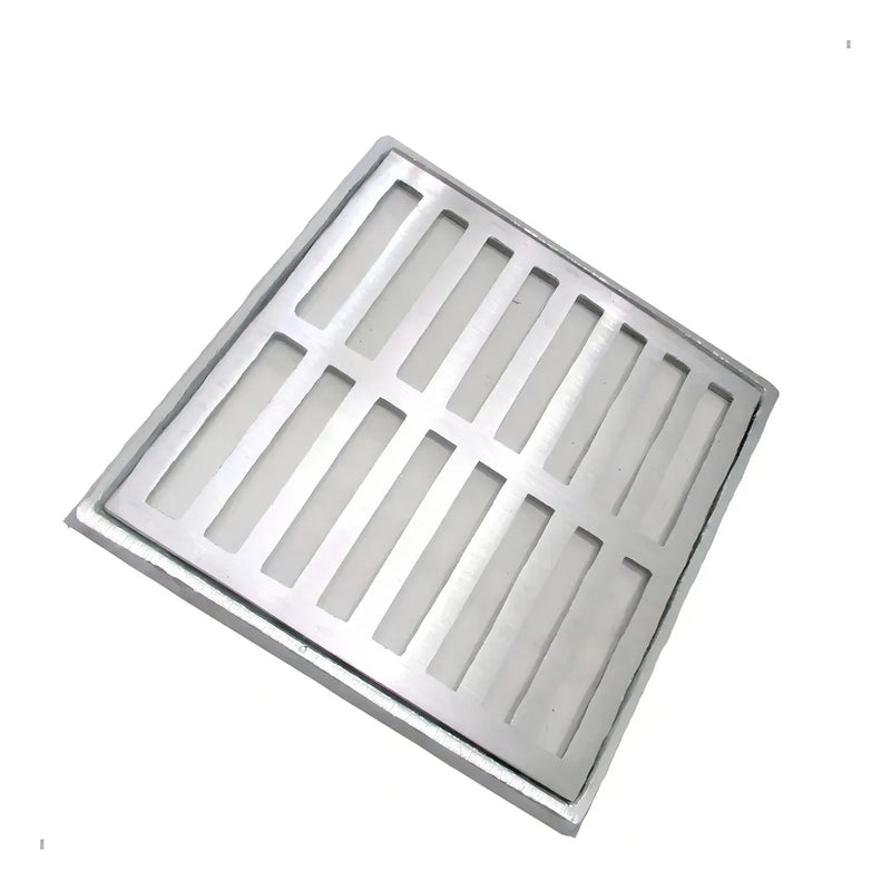 Ralo Grelha Pluvial 20x20 Alumínio Com Aro