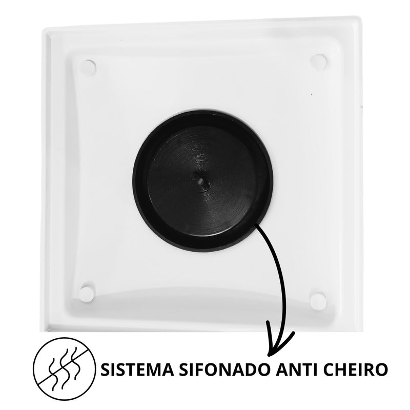 Ralo cola piso 20x20 para banheiros